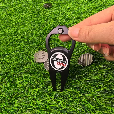 Zinc Alloy Golf Divot Tool & Ball Marker Strong Magnetic Durable Outdoor Golf Accessories Funny Gift for Men