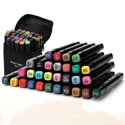 Large-capacity Art Painting Double-tip Marker Set