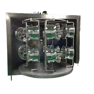 Car Alloy Hubs Silver Films Vacuum Coating Machine