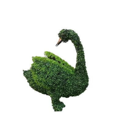 Artificial Animal Topiary Plant Sculpture Garden Landscaping Plant Topiary for Bespoke Frame Duck Garden Supplies