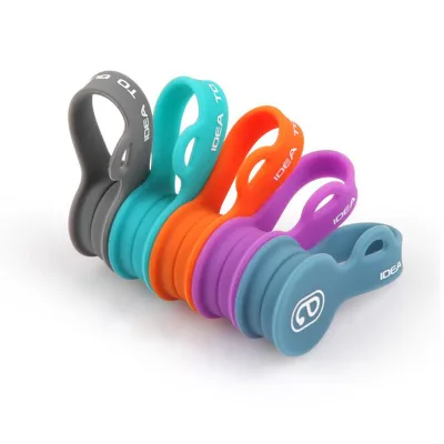 Soft Silicone Reusable Strong Magnetic Cable Tie Silicone Magnetic Reusable Table Lines Storage Clip for Magnetic Organizer