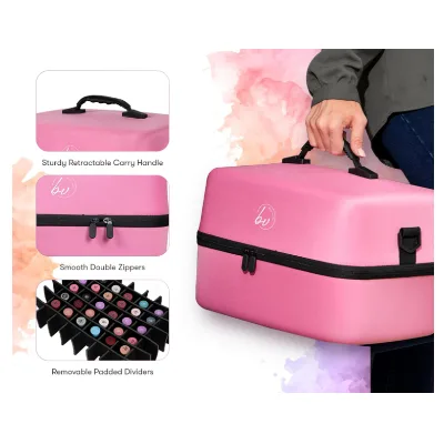 Waterproof Shockproof Safety Protection Essential Oil Box, Essential Oil Pouch Bag, Essential Oil Carrying Case