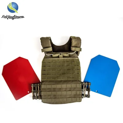 Factory Wholesale Custom Logo Tactical Weight Plates 3.75/5.75/8.75lb Steel Plates for Strength Training Weight Vest Carrier