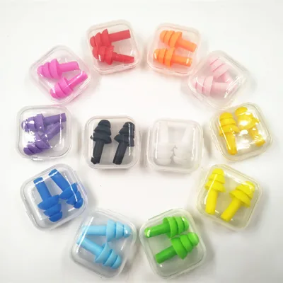 Hot Sales Comfortable Noise Cancelling Earplugs in Multiple Colors Safety Nose Clip & Earplug Sets
