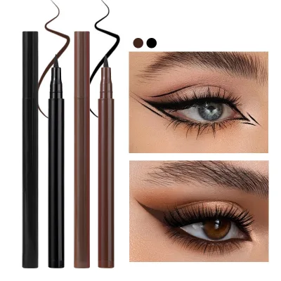 Wholesale Waterproof Liquid Eyeliner Pen Long Lasting Smudge Proof Quick Dry OEM ODM Private Label Custom Logo Factory Bulk