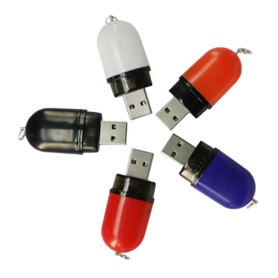 Promotional Business Gift Door to Door Delivery High Speed Capsule Flash Pen Drive Customized Wholesale Pill Shaped Pen Drive