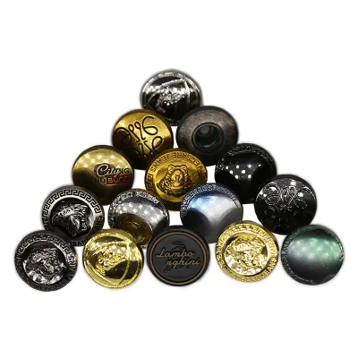 High Quality Custom Metallic Jean Button Clothing Metal Buttons Custom Zinc Alloy Buttons for Jeans