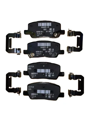 New Auto Parts OEM 1097416-00-C Rear Disc Brake Pads for Tesla Model S/X
