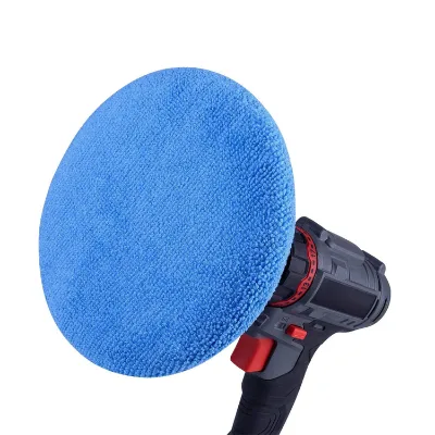 Hot Selling 5-10 Inch Mixed Pack Soft Microfiber No Scratches Car Care Buffing Pad Waxing Applicator Bonnet