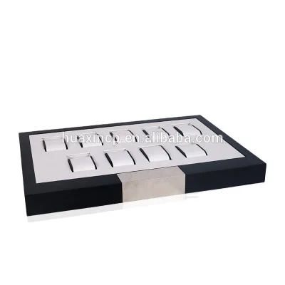 Handmade Custom Watch Display Stand Watch Display Tray with 9 Slots for Watches