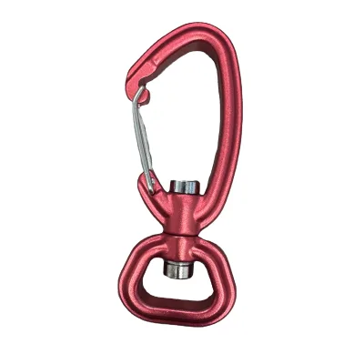 Aluminum 19kN Light Weight Swivel Carabiner for Pet Belt
