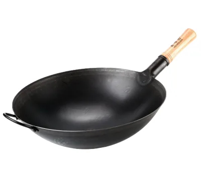Factory Wholesale Carbon Steel Wok Pan for Restaurant School Use Gas Cooker Compatible over Cheap Price