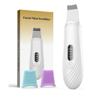 Hand Held Face Scrubber Skin Spatula Blackhead Remover Deep Cleansing Tool Pore Extraction Acne Treatment Rechargeable