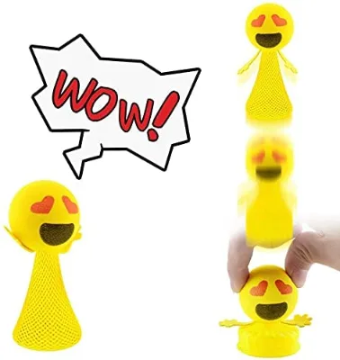 Emotion Design Popper Jumping Elves Promotional Toy EVA & Plastic Stress Relief Ages 2-7 Unisex