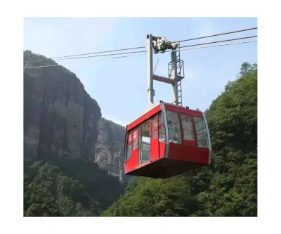 The Best Factory Bi-cable Tramway  Chairlift Ski Aerial Ropeway Fixed Grip Cable Car Cabin Ropeway