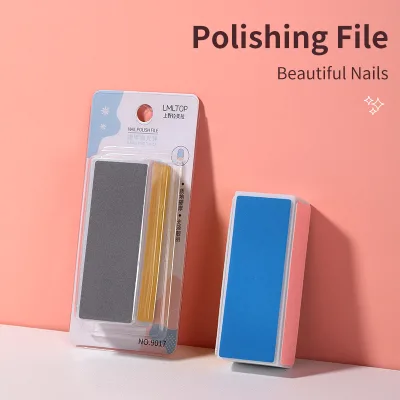 LMLTOP 4 Way Nail Buffer Block Professional Nail Buffing Block Sponge Nail File Manicure Pedicure Nail Polishing Tool