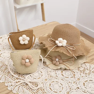Factory Kids Straw Hat,Children'S Straw Hat Summer Sunscreen Infant Sun Hat