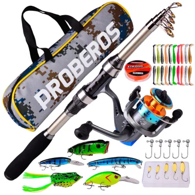 High Quality Bass Fishing Rod 1.8M Fishing Rod and Reel Combo for Boat Fishing