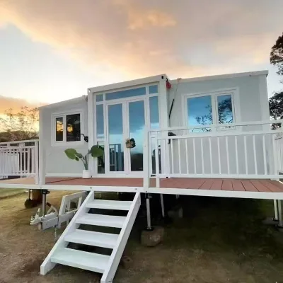 Expandable Foldable Prefabricated Activity House Office Container House for Construction Site Living Use Customizable Food-Grade