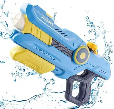 New Large High Pressure Long Range Pull-out Summer Outdoor Toys Beach Splashing Shooting Large Capacity Water Gun Toys for Kids