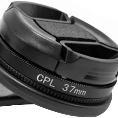 37mm CPL Filter, Universal Circular Polarizer Lens Filter, Cell Phone Lens Accessory Kit, Includes CPL Lens and Lens Clip