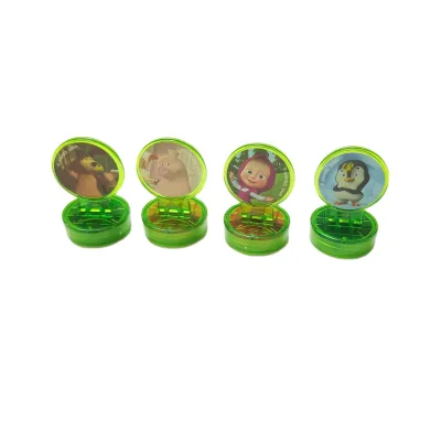 Dihua Custom Kids Personalized Stamp Toy Self Inking Cartoon Design Logo Seal Plastic Stamps Toys for Children