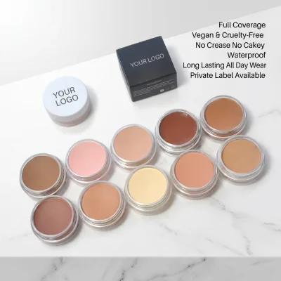 Matte Finish Concealer No Crease Waterproof Concealer for Dark Circles Sweatproof Heat Resistant Concealer Long Wear Makeup