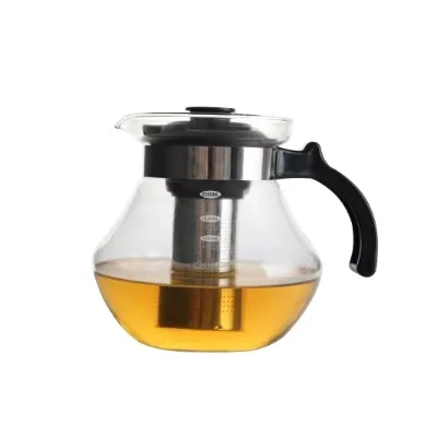 Good Price Eco-friendly Big Capacity Glass Tea Pot & Coffee Pot with Filter
