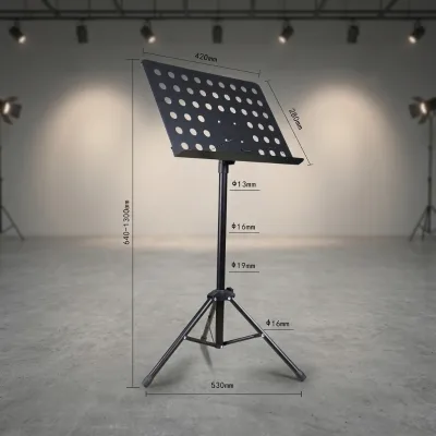 Deviser Wholesale Price PG-A15 Iron Bassoon Stand Foldable & Durable Packaged for Musical Instruments