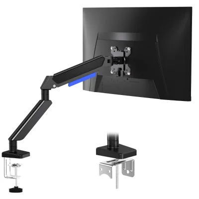 Charmount Single Wall-Mounted Gaming Monitor Stand Quick Installation Stable and Flexible with 90 Degree Tilt Angle Wholesale