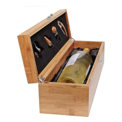 Wedding Custom Logo Best Selling Luxury Handmade EC Brand Rectangle Wooden Gift Box Pillow Knife Hinged Lid Craft Custom Size