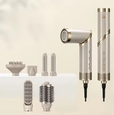 Guangdong Professional 1600w air Pro One Step Hair Styler 6 in 1 Hot air Brush Hair Dryer and Volumize Comb Suppliers