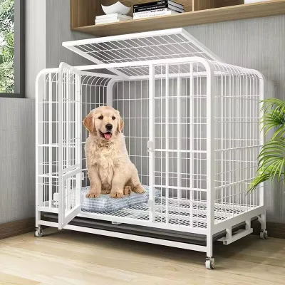 OME Premium Folding Metal Dog Cages for Indoor Use Customizable Pet Crates