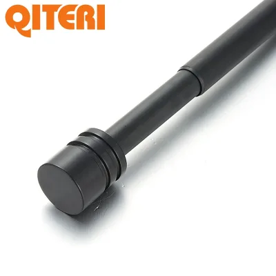 Factory Customization New Design Reliable Different Curtain Poles Black Pole Rods