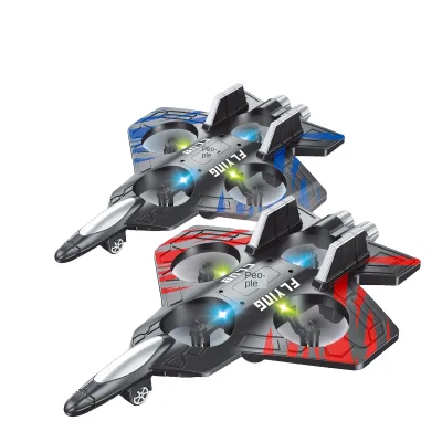 Cross-Border High Fall-Resistant Four-Axis Drone Set Beginner Remote Control Aircraft Special Effects Colorful Lighting Gravity