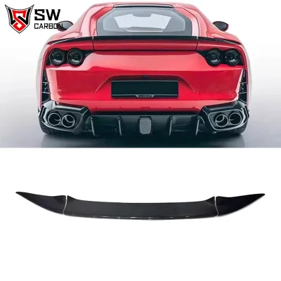 MSY Style Carbon Fiber Rear Spoiler GTS 2017-2023 High Quality Rear Wing Duck Wing