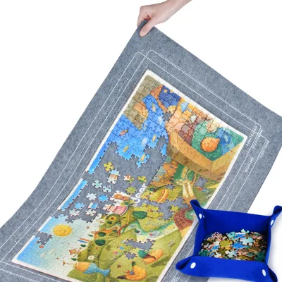 Mideer Puzzle Blanket Fix Your Puzzle Dotted & Solid Line Multiple Usage Classified Storage Free Your Space MD0158