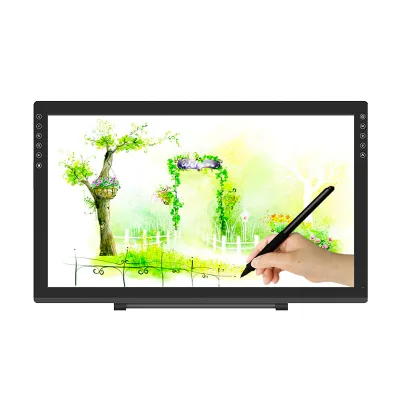 OEM Portable Electromagnetic Drawing Tablet with LCD Monitor Display USB & DVI Interface New Condition Touch IPS Type