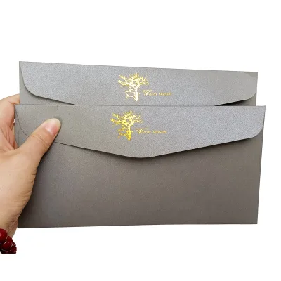 Cheap price custom printed recyclable grey kraft paper mailer bag envelope for shipping