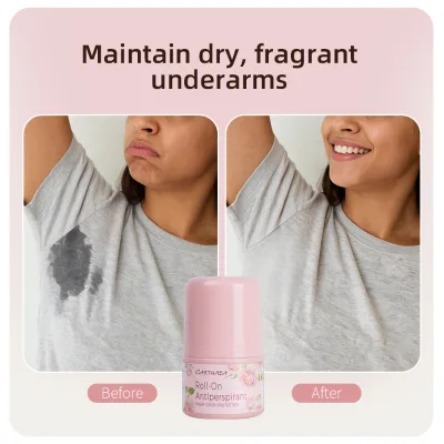 Wholesale Skin Care Manufacturer Anti Sweat Daily Use CARTHAEA Floral Rose Scent Deodorant Roll-On