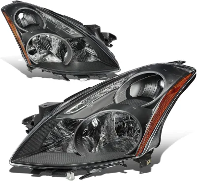 Autolamp Autolight Car Headlamp Drl for 2010 2011 2012 for NISSAN ALTIMA SEDAN Black HOUSING AMBER CORNER HEADLIGHT Fit LHD