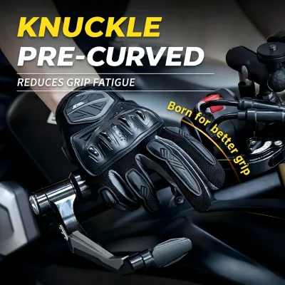 Wholesale Custom Logo Touchscreen Hard Knuckle Racing Bicycle Riding Sport Driving Motorcycle Gloves