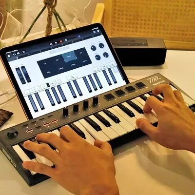 MidiplusTiny 32 Key Portable Mini Electronic Sound Controller Braided Midi Keyboard USB MIDI Keyboard Electronic Organ