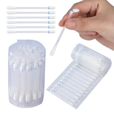 Custom Logo Disposable Liquid Filled Cotton Buds Alcohol Filled Cotton Liquid Swabs