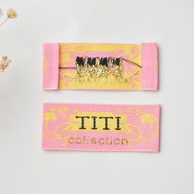 High-density Collar Fabric Label, Underwear Hand-tear Label, Mattress Trademark, Size Code