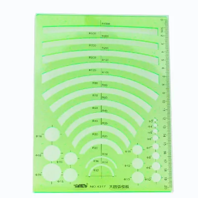 4317 Large Arc Template Student Drawing Design Template Circular Arc Edge Ruler Can Be Bent ruler set