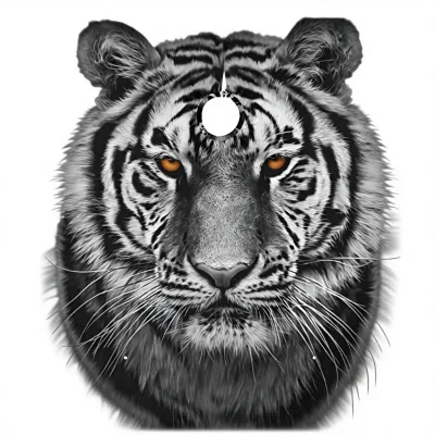 Professional Hair Salon Barbering Cape Spring-Style Polyester Fabric Resists Hair Adhesion Static Tiger Graphic Adult