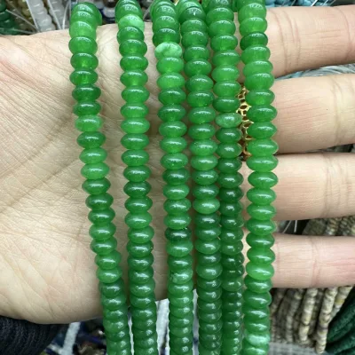 Advanced Agate Semi-Finished 4*6mm Polishing Beads Irregular Shape Multiple Colors Model BJ286 for Bracelet Jewelry Making