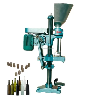 Best Seller Semi Automatic Capping Machine 1200-1500 Bottles/h Wooden Red Wine Champagne Glass Bottle Corking Machine