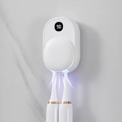 2026 New Arrival Portable USB Rechargeable UV Sterilizer Box, Drill-Free with Drying for Home & Travel Toothbrush Sanitizing Box